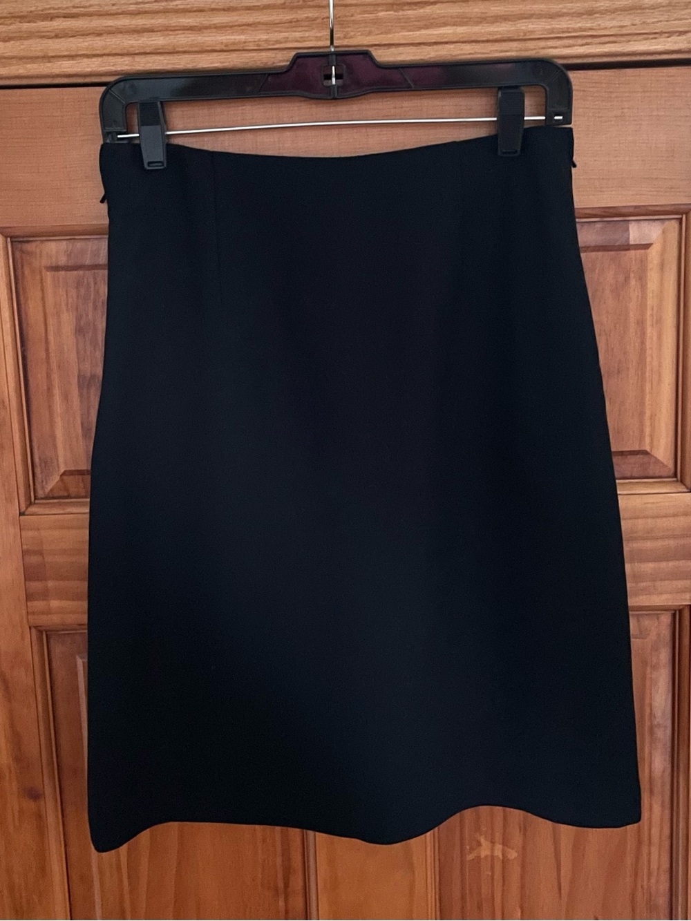 Ellen Tracy Black A-Line Pencil Skirt Fully Lined size 8